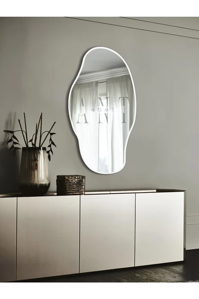 ant home Asimetrik 90X50 Konsol, Dresuar, Tuvalet Aynası 1.kalite Şişecam Ayna - Resim 2