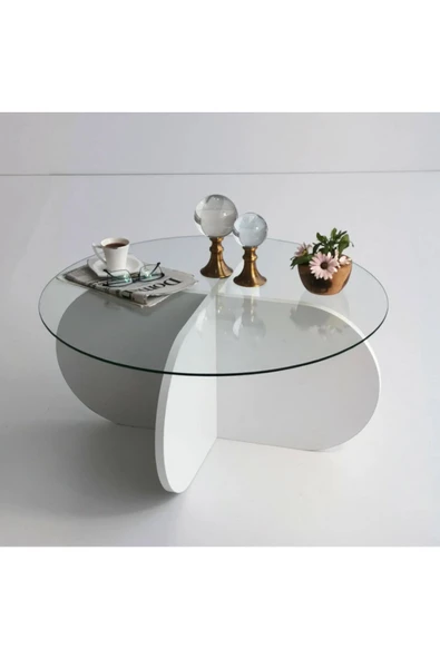 ant home BUBLE CAM SEHPA / BEYAZ & ŞEFFAF CAM/ ORTA SEHPA