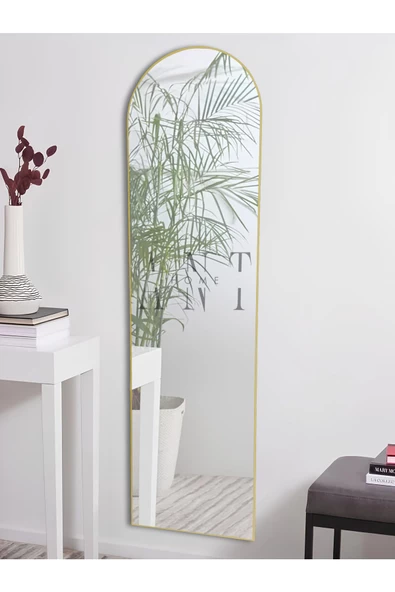 ant home dekoratif ayna mdf oval boy ayna duvar aynası 165 X 45 cm - 4