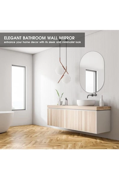 ant home Duvar Aynası, Dekoratif Ayna, Konsol Aynası, Hol Aynası, Dresuar Aynası 80x40 cm - Resim 4