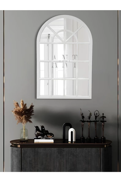 ant home Pencere Model Ayna Duvar Aynası Salon Aynası Dressuar Aynası 103cm X 70 Cm - 5