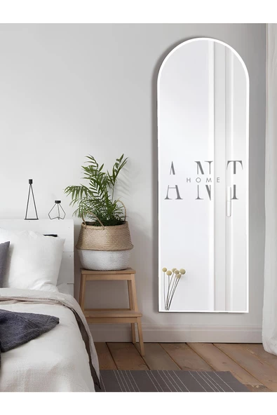 ant home dekoratif ayna oval boy ayna duvar aynası 180x60 cm