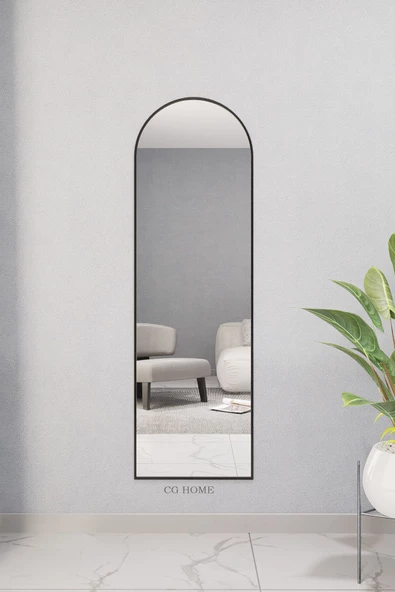 CG HOME dekoratif ayna mdf oval boy ayna duvar aynası 165 X 45 cm - 3