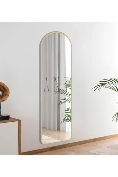 ant home dekoratif boy ayna, mdf oval kesim boy ayna, duvar aynası 165 X 45CM