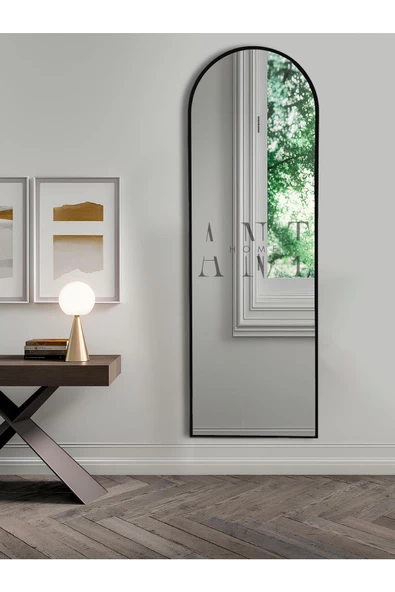 ant home dekoratif ayna oval boy ayna duvar aynası 180x60 cm - 2