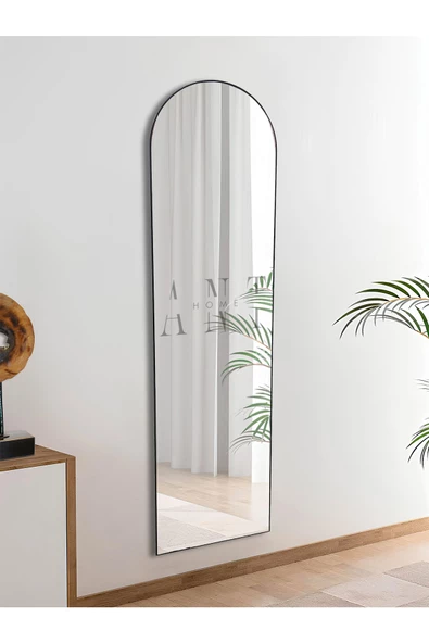 ant home dekoratif ayna mdf oval boy ayna duvar aynası 165 X 45 cm