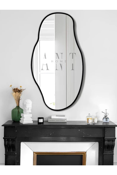 ant home Asimetrik 75X40 cm Konsol Aynası, Dresuar Aynası, Tuvalet Aynası, Holl Aynası, Banyo Aynası ürün görseli