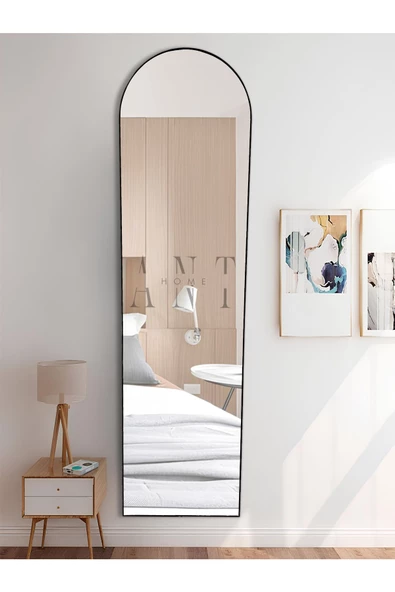 ant home dekoratif ayna mdf oval boy ayna duvar aynası 165 X 45 cm - 4