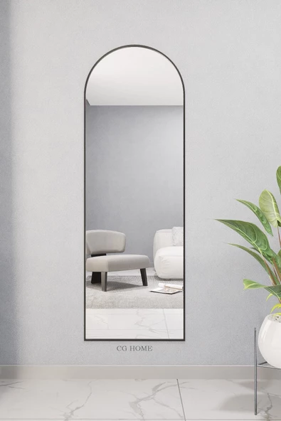 CG HOME dekoratif ayna oval boy ayna duvar aynası 180x60 cm ürün görseli