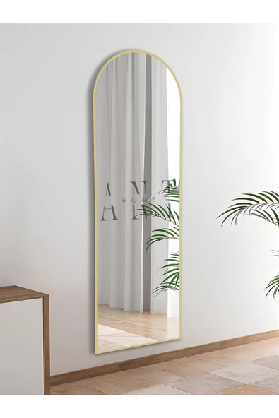 ant home dekoratif ayna oval boy ayna duvar aynası 180x60 cm - 3