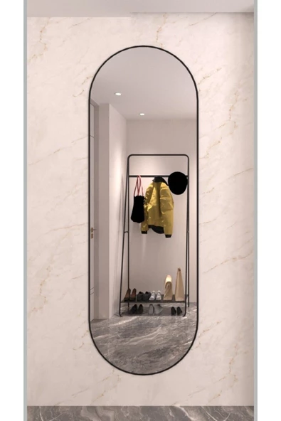 CG HOME Model Alfa Dekoratif Ayna Boy Aynası Mdf 180cm X 62 Cm Elips Ayna - 3