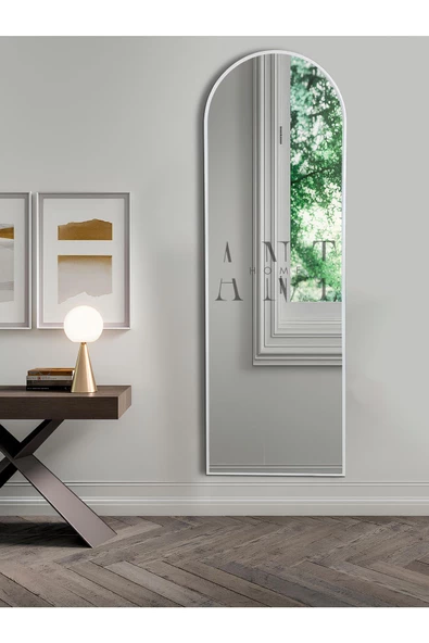 ant home dekoratif ayna oval boy ayna duvar aynası 180x60 cm - 2