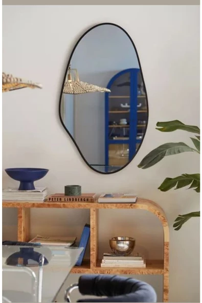 CG HOME Asimetrik Ayna, Konsol Aynası, Dresuar Aynası, Tuvalet Aynasi. 1.kalite Ayna 75x50