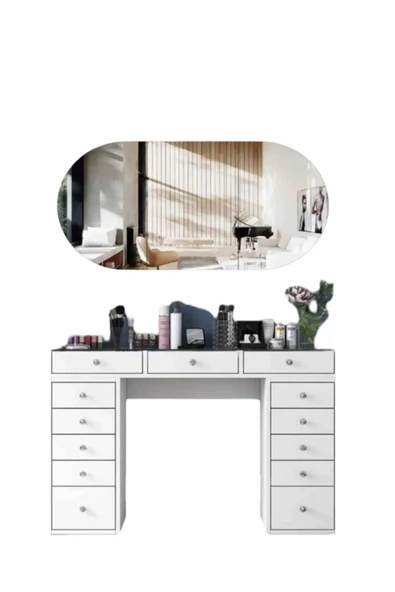 ant home 80 x 50 cm Duvar Aynası, Dekoratif Ayna, Konsol Aynası, Hol Aynası, Dresuar Aynası - 2