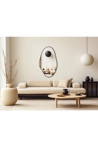 CG HOME Asimetrik Ayna, Konsol Aynası, Dresuar Aynası, Duvar Aynası - Resim 3