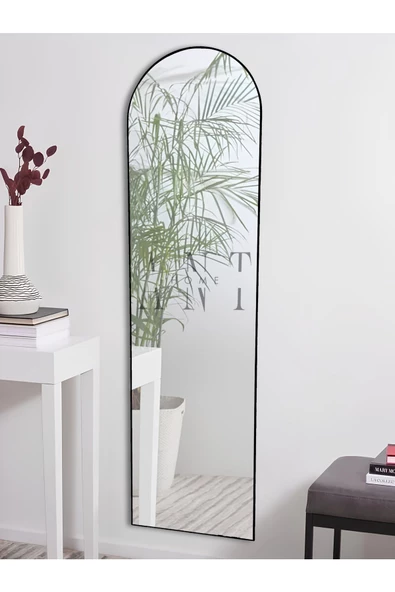 ant home dekoratif ayna mdf oval boy ayna duvar aynası 165 X 45 cm - 5