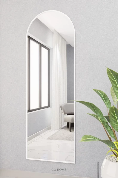 CG HOME dekoratif ayna oval boy ayna duvar aynası 180x60 cm - Resim 2