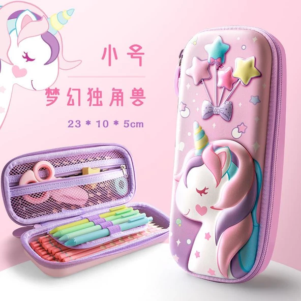 Valkyrie 3 Boyutlu Yıldız Balon Unicorn Su Geçirmez Kalem Kutusu - 8