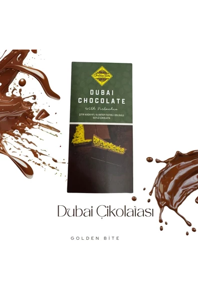 Fıstıklı Kadayıflı Gerçek Dubai Çikolatası 200gram