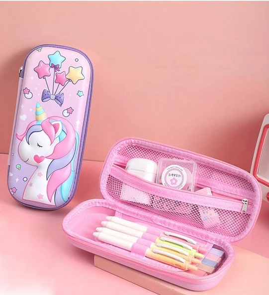 Valkyrie 3 Boyutlu Yıldız Balon Unicorn Su Geçirmez Kalem Kutusu - 7