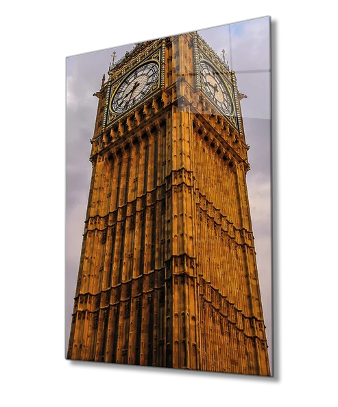 Londra Dekoratif ve Modern Cam Tablo London