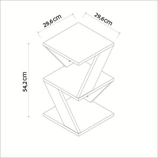 BMdekor Yan Sehpa Arte Atlantikçam - 5