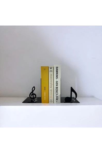 HERO DİZAYN Metal Kitap Desteği Kitap Tutucu Ev ve Ofis Dekoratif Aksesuar 2 Li Set - 2