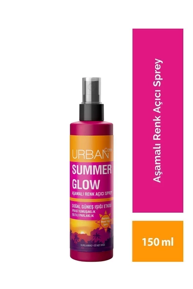Summer Glow Aşamalı Kalıcı Renk Açıcı Saç Spreyi - 150 ml