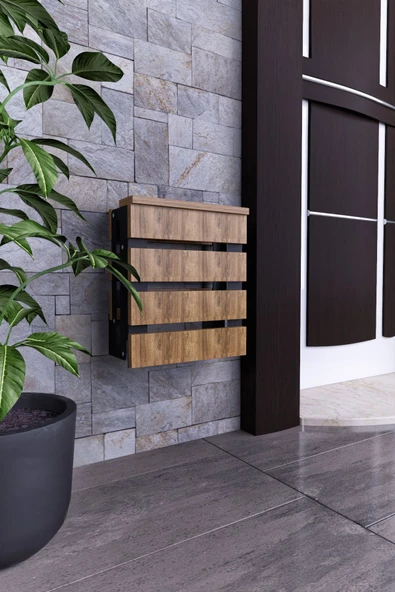 mokaparkavm Katlanabilir Duvara Monte Demir  Çok Amaçlı  Tabure - 3