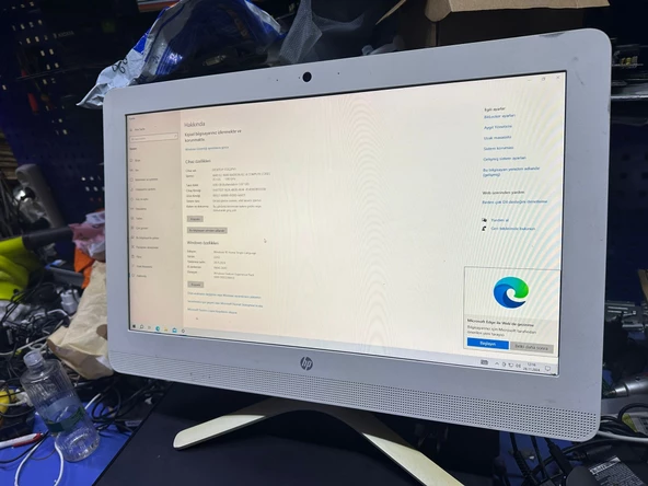 HP 20-C405NT 4GT61EA E2-9000 4 GB 128GB SSD Radeon R2 19.5" All in One Bilgisayar  2.EL 6 AY GARANTİLİ - 2