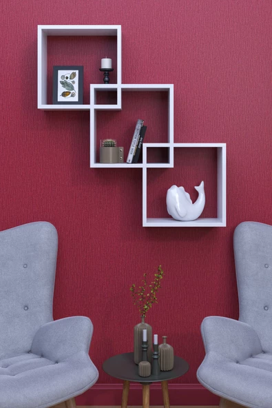 mokaparkavm Duvara Monte Geniş Raflı Modern Duvar Rafı - 2