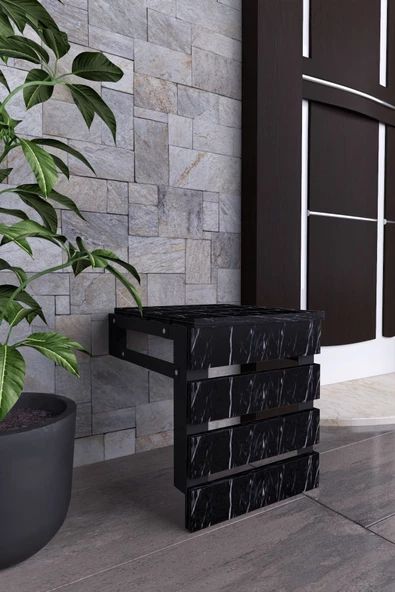 mokaparkavm Katlanabilir Duvara Monte Demir  Çok Amaçlı  Tabure