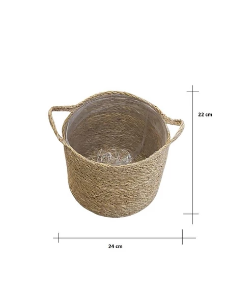 Panalı Naturel Oranize Sepet L Boy PNL-HSB-12L