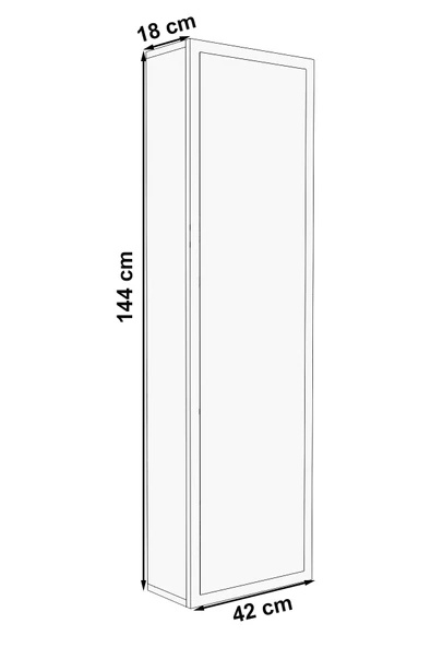 mokaparkavm Aynalı Kapaklı Katlanır Duvara Monte Pratik Açılır Kapanır Dolaplı  Ütü  Masası - 3