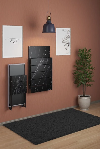 mokaparkavm Katlanır Raylı Dikdörtgen Tek Tabureli Dekoratif Mutfak Masası Yemek Masası - 4