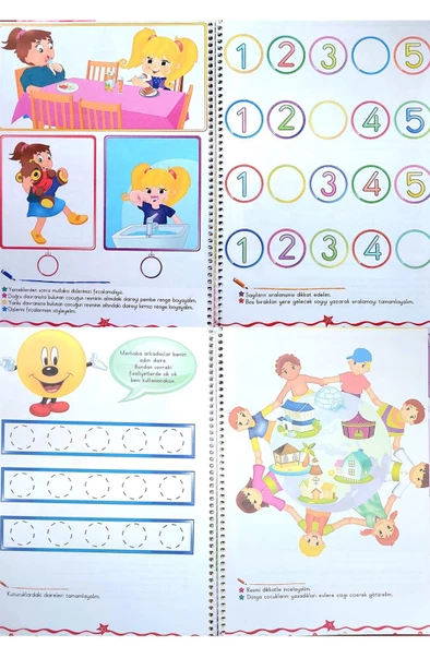 4+ Yaş İlk İzler Eğitim Seti - 9 Kitap -384 Sayfa - 4