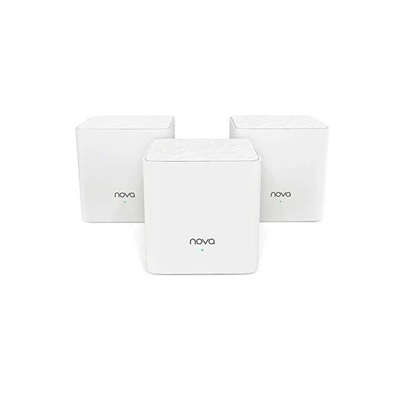 TENDA NOVA MW3-3 AC1200 Dual Band Mesafe Genişletici EV Ofis Tipi Mesh Router 3-lü paket - Resim 2