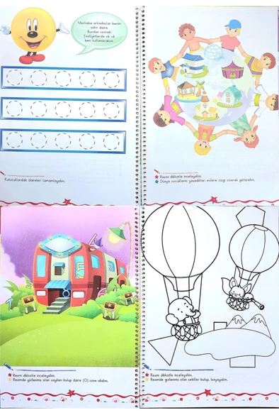4+ Yaş İlk İzler Eğitim Seti - 9 Kitap -384 Sayfa - 2