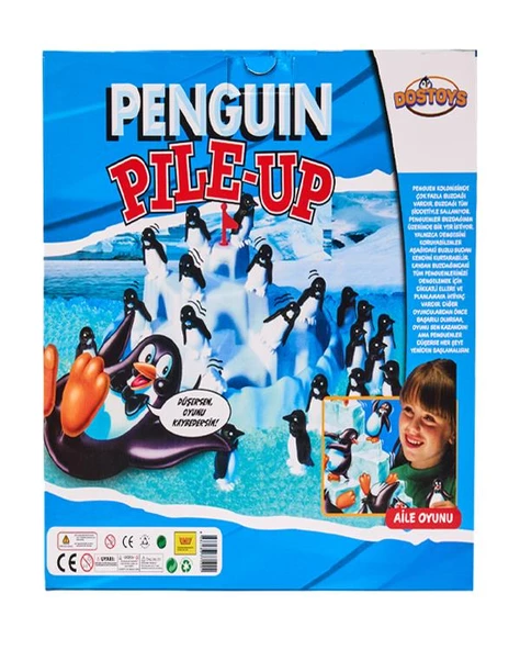 Dostoys Penguin Pile Up Kutu Oyunu
