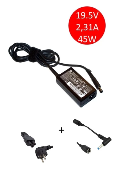 Hp 19,5v 2,31a 45w 7.4x5.0mm Uyumlu Notebook Adaptör Hstnn-da35