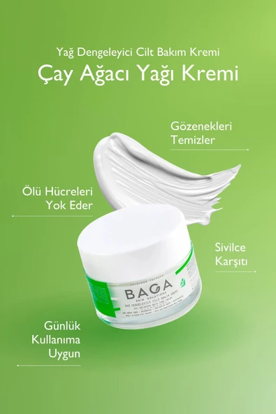 BAGA Çay Ağacı Yağı Kremi