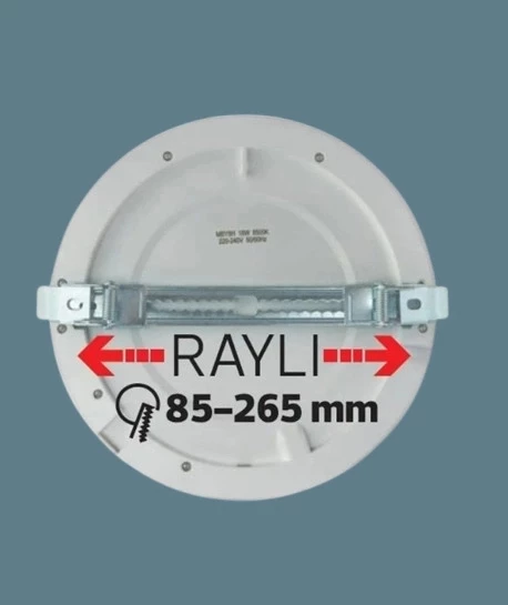 HOROZ Martha 18w Yuvarlak Hareket Sensörlü Fotoselli Led Spot BEYAZ 6400K Beyaz Sıva Üstü ve Sıva Altı Kullanım - 3