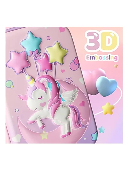 Valkyrie 3 Boyutlu Ay Yıldız Büyük Unicorn Su Geçirmez Kalem Kutusu - 7