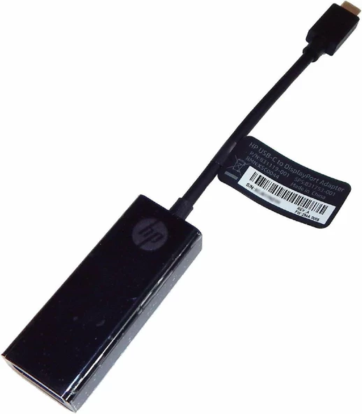 HP USB-C - DisplayPort Adaptör Kablosu Uyumlu 831753-001 - 3