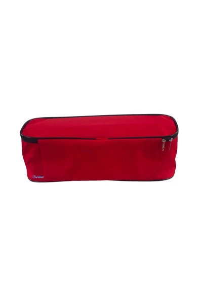 Evene Kedi Mama Taşıma Çantası Kedi Köpek Mama Saklama Seyahat Çantası Kırmızı - 3