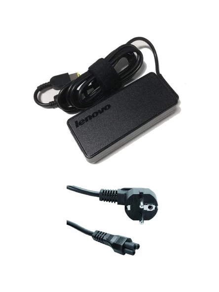 Lenovo 20V 3.25A 65W USB Tip Notebook Adaptörü ADLX65NCC3A + Güç Kablosu