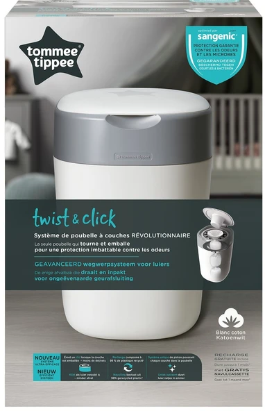 Tommee Tippee Twist & Click Bebek Bezi Çöp Kovası Sistemi (Yeni) - 5