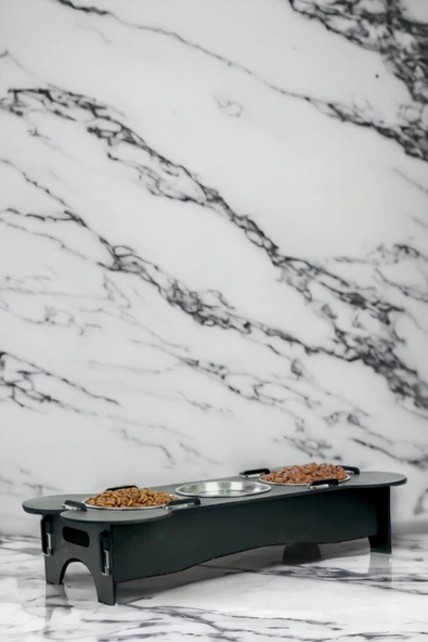 Pandogo Kedi Mama Su Kabı Siyah Renk Model 3 - 2