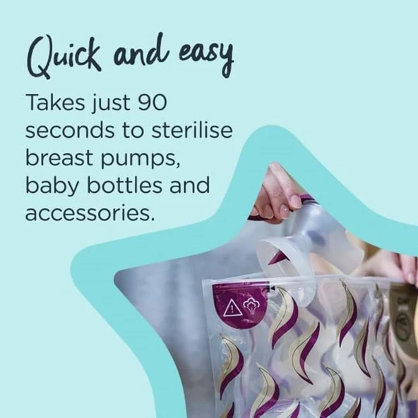 Tommee Tippee Seyahat ve Mikrodalga Sterilizatör Torbası (2 Li Set) - 3