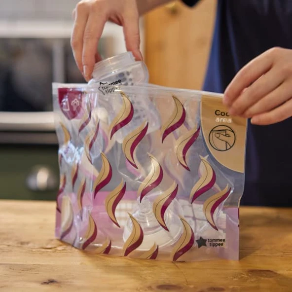 Tommee Tippee Seyahat ve Mikrodalga Sterilizatör Torbası (3 Lü Set) - 8